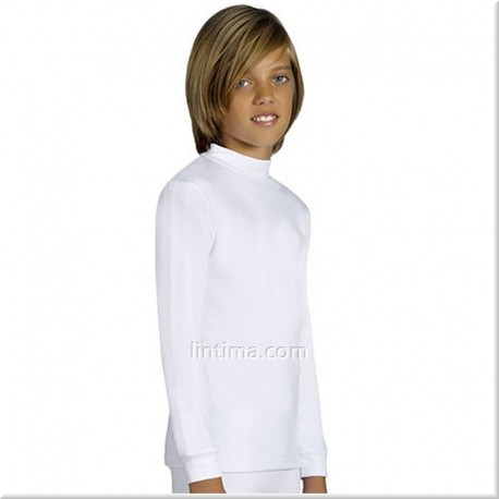 Camiseta infantil termal cuello semicisne YSABEL MORA