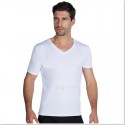 T-shirt thermique mens short sleeve v-neck YSABEL MORA