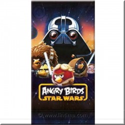 Serviette Star Wars et Angry Birds DISNEY